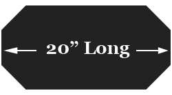 20" Long
