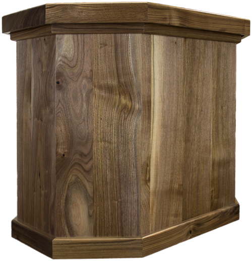 Classic 24" X 32" Walnut Pedestal