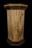 Coffee Wood / Walnut Two Tone Pedestal
