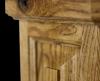 Rustic Oak Raised Panel Floor Pedestal