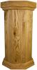 Golden Oak Classic Series Floor Pedestal