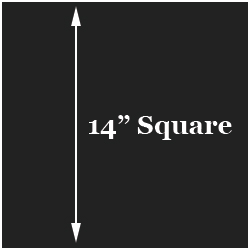 14" X 14" Square Habitat Bases
