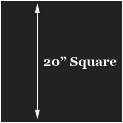 20" X 20" Square Habitat Bases